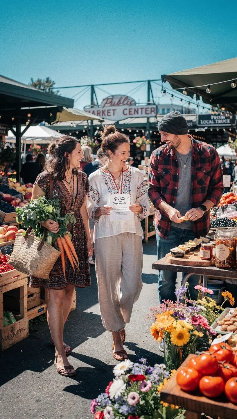 Karta trasy z zaznaczonymi atrakcjami turystycznymi i przystankami.